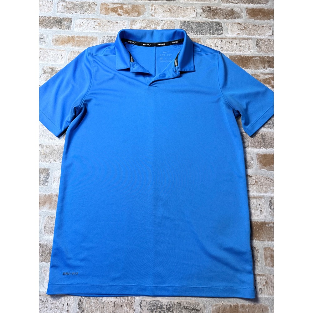 Nike Golf Dri-FIT Polo Shirt Womens XL Blue Short Sleeve‎ AA3334-406